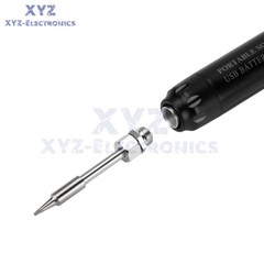 Digital USB Smart Temperature Adjustable Soldering Iron 800mAh battery Portable