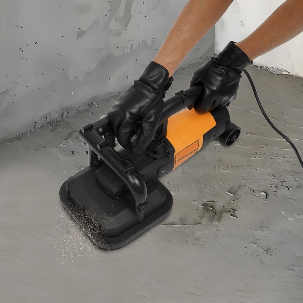 4Head Concrete Grinder Floor Wall Polisher Edge Grinding Polishing Machine 3800W