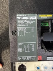 Square D JJA36250U31XYP PowerPact, I-Line, Micrologic 3.2, 250A, 3P, 65kA@600V