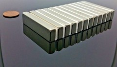 5 Neodymium Rare Earth N52 Bar Magnet 5,000 Gauss Super Strong 2″ x 1/2″ x 1/4″