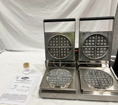 Hatco RWM-2B 7″ Double Belgian Waffle Maker – 120V, 1800W