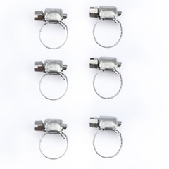 U.S. Solid 3pcs Brass Hose Barb Reducer Fitting Kits With 6 Clamps 1/4″ To 1/8″