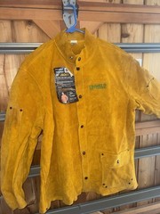 Tillman 3280XL Heavyweight Leather Welding Jacket XL 30” Cowhide Linweld New
