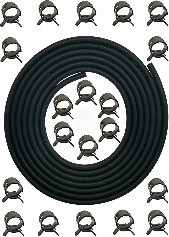 4mm 5/32 inch fuel line ID Fuel Line Vacuum Hose 10 Feet for Small Engines