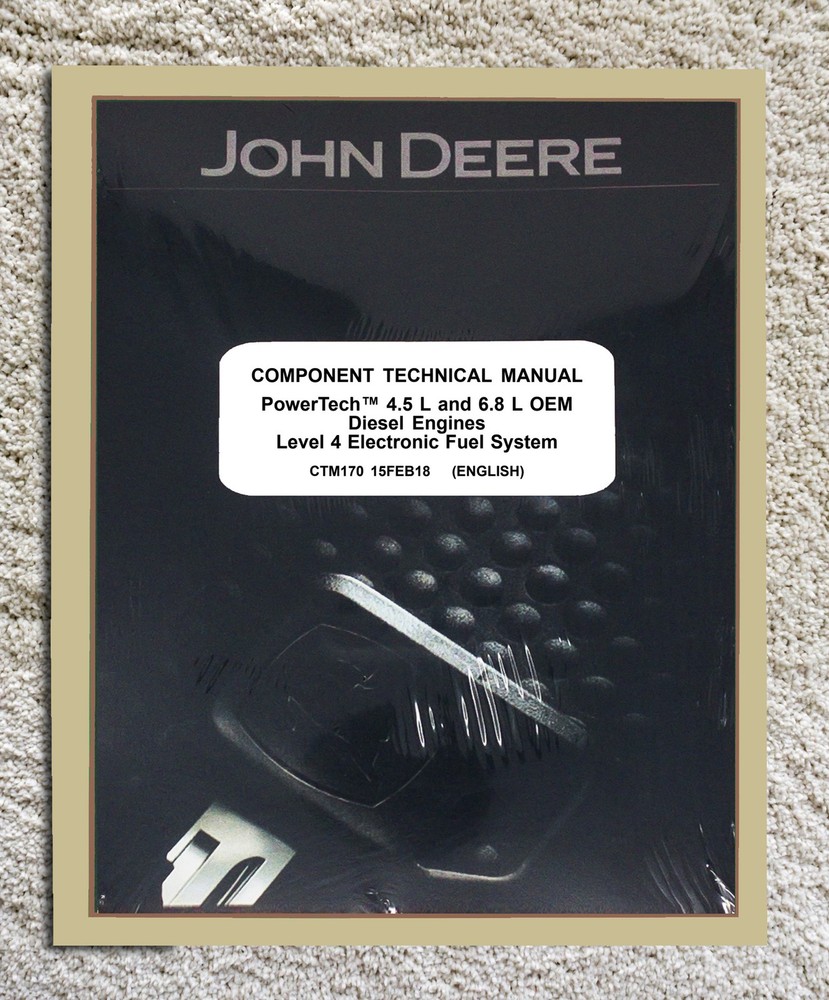 John Deere 4.5 & 6.8 Diesel Engine Level 4 Electronic Fuel System Service