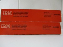 Lot of 2 IBM Correctable Ribbon Cassette for Typewriters – Black 1299300