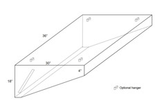 3′ FT Concession Trailer Food Truck HOOD SYSTEM CaptiveAire Fan 1000 CFM
