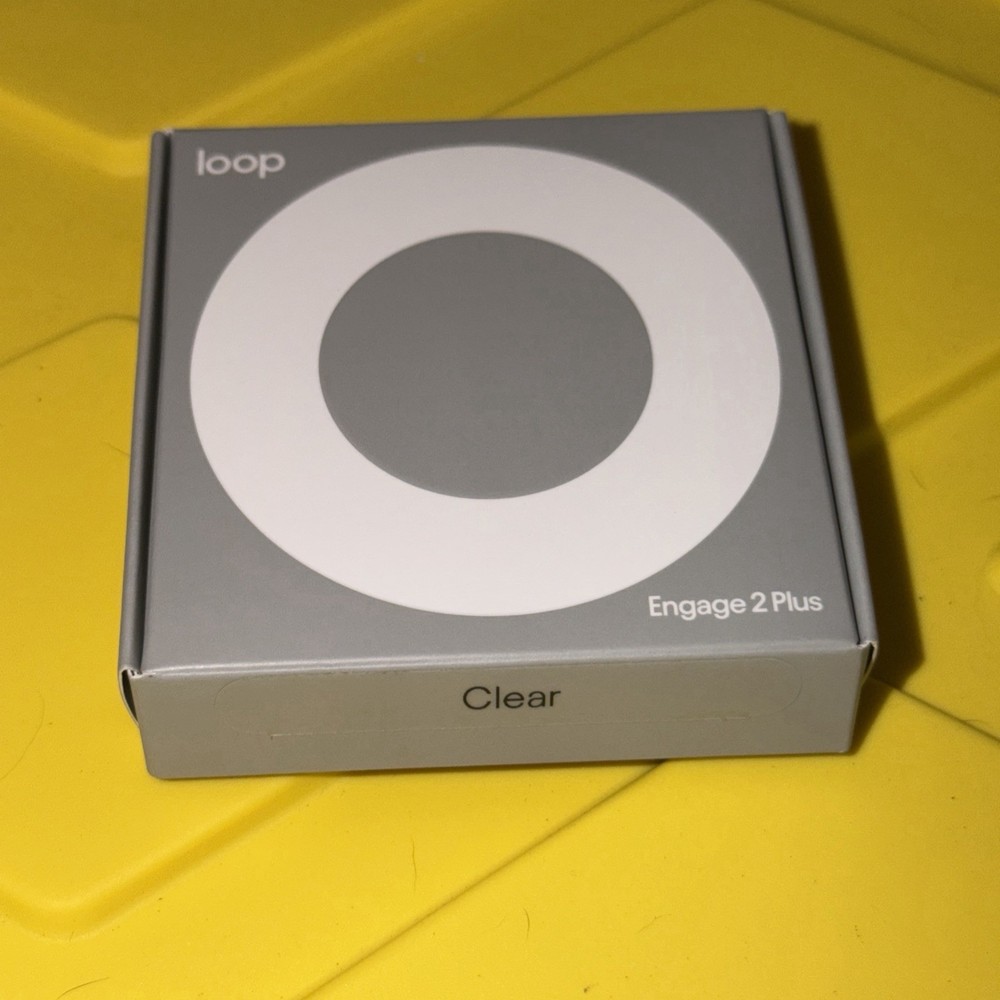 Loop (Engage 2 Plus) Ear Plugs 8-18 dB Noise Reduction for Conversation – Clear