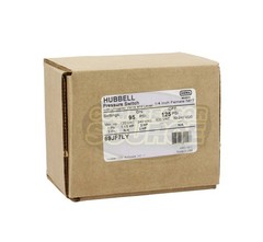 Hubbell 69JF7LY Furnas Air Compressor Pressure Switch Control Valve 95-125 PSI