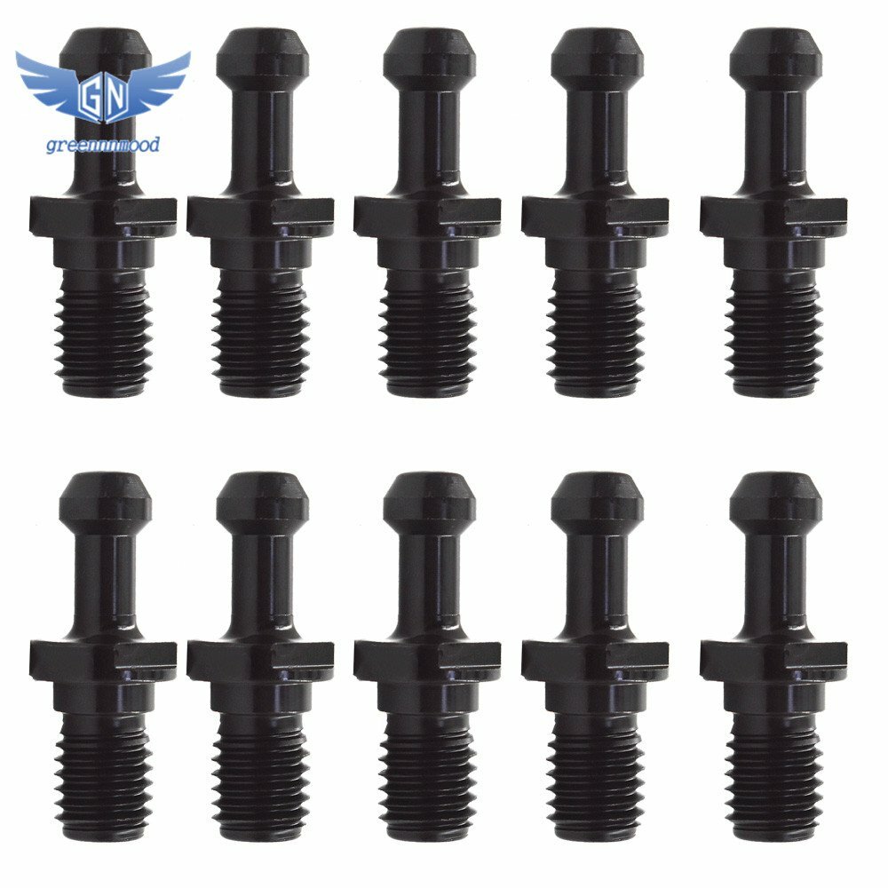 10Pcs CAT40 45° 0.589″ 5/8″-11″ Pull Stud Retention Knob Fits For HAAS TOSHIBA