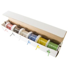 Hook-Up Wire Kit – Stranded Wire, 16 Gauge (Six 25 Foot Spools)