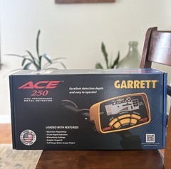 Garrett ACE 250 Ground Search Metal Detector w/ Electronic Pinpointing