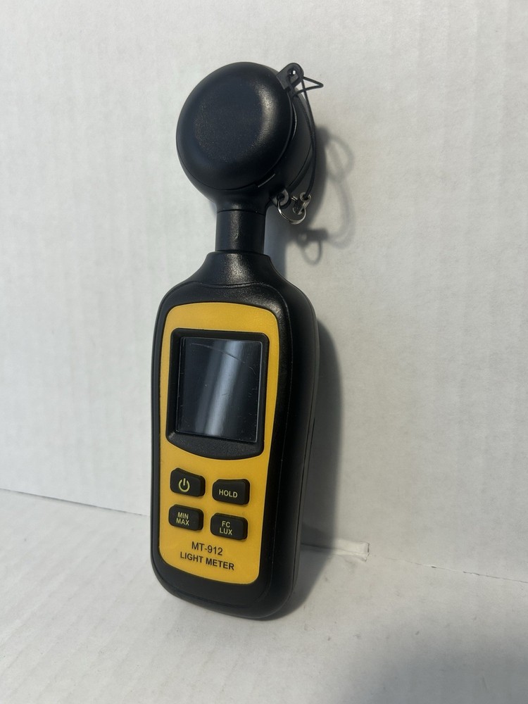 MT-912 Digital Light Meter Lux/FC 0-200,000 Lux ±3% Accuracy