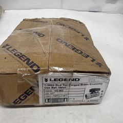 12 Pack LEGEND 102-903 1/2 T-3005 IPS Gas Brass Ball Valve 1/2″FNPT x FNPT
