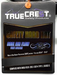4 Points Orange Full Brim Hard Hat with with Fas-trac Suspension
