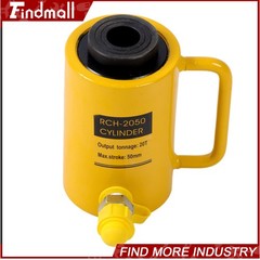 Findmall 20 Ton Capacity Hollow Hydraulic Cylinder 2″ 50mm Stroke Single Acting