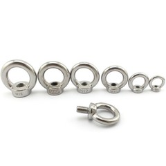 304SS M3 M4 M5 M6 M8 M10 M12 M16 Shoulder Pattern Machinery LIFTING EYE BOLT NUT