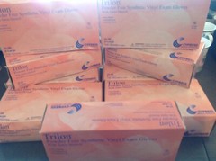 TRILON POWDER FREE SYNTHETIC VINYL GLOVES-XL-CYPRESS MEDICAL PRODUCTS
