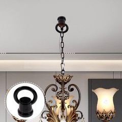Veemoon Chandelier Hook Ring Light Fixture, 20pcs Ceiling Light Hanging Ring …