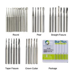 Wave Dental Carbide Bur Friction Grip FG Round 557 330 For High Speed Handpiece