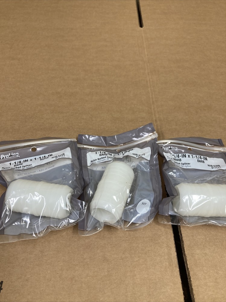Pro Line Series Nylon Barbed Spicer 1-1/4-IN x 1-1/4-IN New