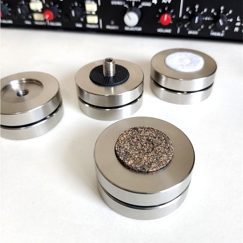 45mm Speaker Feet Speaker Isolation Feet w/ Stainless Steel Balls 100KG 4pcs *bn