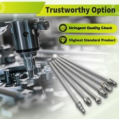 10mm Rotary Aluminum Cut Burr 6mm 1/4″ Shank 150mm Long Reach Carbide Burs 6pcs