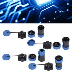 Waterproof Plug Socket Connector 380V 45A IP68 Waterproof Weld Free Aviation