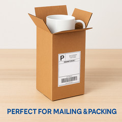 100 Cardboard Shipping Boxes 4x4x10 Kraft Corrugated Cartons Mailing Packing