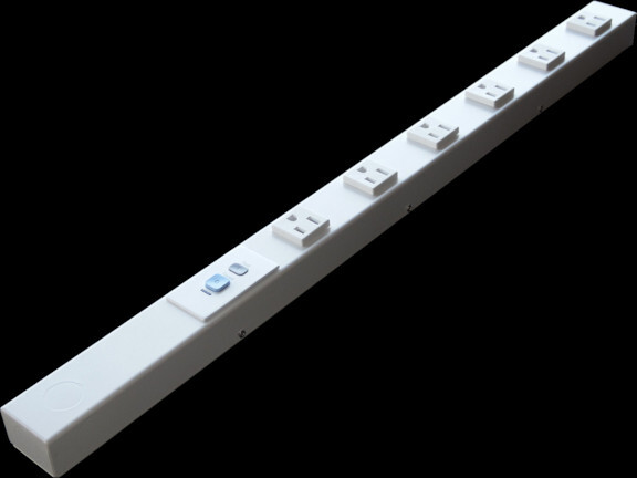 24″ 6 Outlets Hardwired Power Strip with ALCI, HG206W