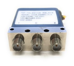 Teledyne CCR-33S8C-N-2 SPDT 12V SMA Coaxial RF Switch DC-18 GHz Latching