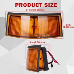 LED Amber Cab Corner Light RE55151 For John Deere 7400 7600 7800 7610 7710 7810