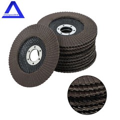 10 Pack 4-1/2″ X 7/8″ 120 Grit Premium Zirconia Flap Disc Sanding Grinding