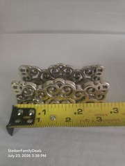 Brighton Scroll Office Business Card Holder Geneva Collection Silver Plated