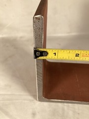 6 x 6 Steel Angle Iron 3/8″ Thick Heavy Duty Bracing Brackets 4″ Long – Lot of 2