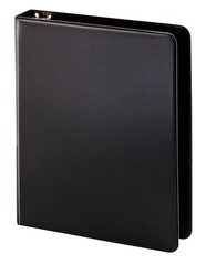 Tops Cardinal Mini Round Ring Binder, 1-Inch, 8-1/2-Inch x 5-1/2-Inch, Black