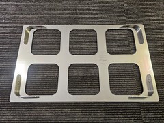 Vollrath 8244314 Miramar 1/6 Stainless Steel Contemporary Food Pan Tile Template