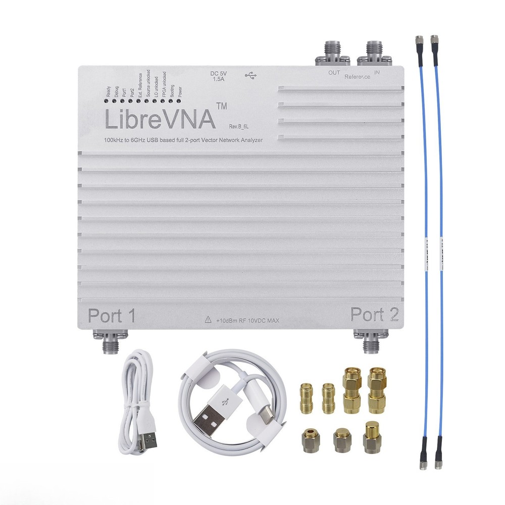 2025 Upgrade LibreVNA 100KHz-6GHz USB Based Full 2-Port Vector Network Analyzer