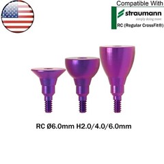 US Dental Healing Abutment NC/RC Healing Closure Caps Fit Straumann ITI BL/BLT