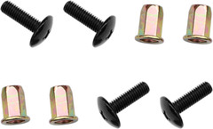 4PCS Tailgate Cover Cap Screw Bolts Compatible with 2007-2014 Sierra Silverad…