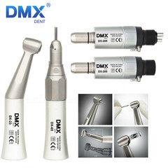 NSK Style DMXDENT Dental Low Speed Straight Contra Angle Handpiece Air Motor 2/4