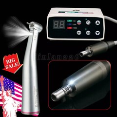 Contra Angle 1:5 Fiber Optic / Dental Electric Motor LED Handpiece High Speed