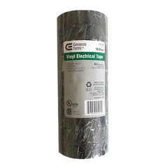0.75 in. x 60 ft. 7 mil Vinyl Electrical Tape – Black (10-Pack)