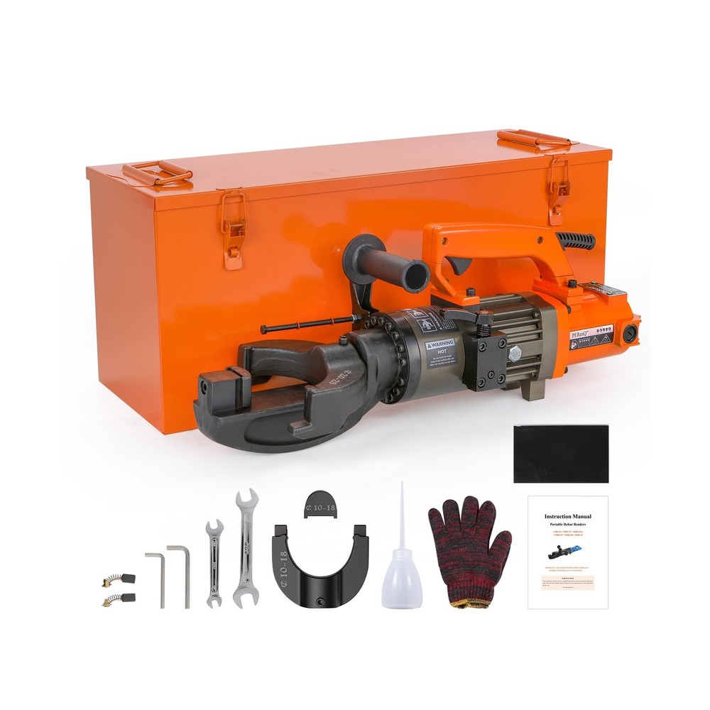 Electric Hydraulic Rebar Bender, 1500W 120V Portable Rebar Bender, Bending up…