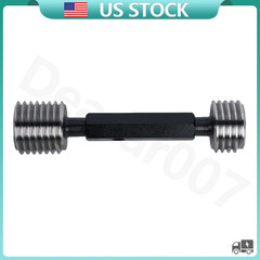 NEW 1 3/4 5 UNC 2B THREAD PLUG GAGE 1.75 5 GO NO GO P.D.’S = 1.6201 & 1.6317
