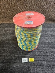 Ideal 1/2″ Diameter X 600 Ft Long Pro-Pull Polypropylene Rope Blue/Yellow 31-850