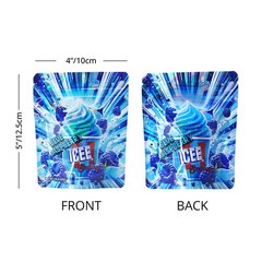 25Sets 3.5g Portion Pouch | Smell-Resistant Foil Bag | Thick Mylar Style