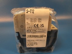 Mitsubishi S-T12, MAGNETIC CONTACTOR, NON-REVERSING, Control coil voltage 100Vac