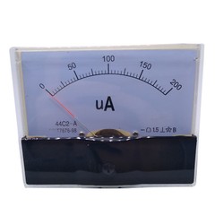 DC 200uA Class 1.5 Accuracy Analog Amperemeter Panel Meter Gauge 44C2