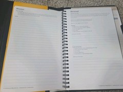 Franklin Covey DAY ONE Classic Size Planner Binder Black NEW w/inserts